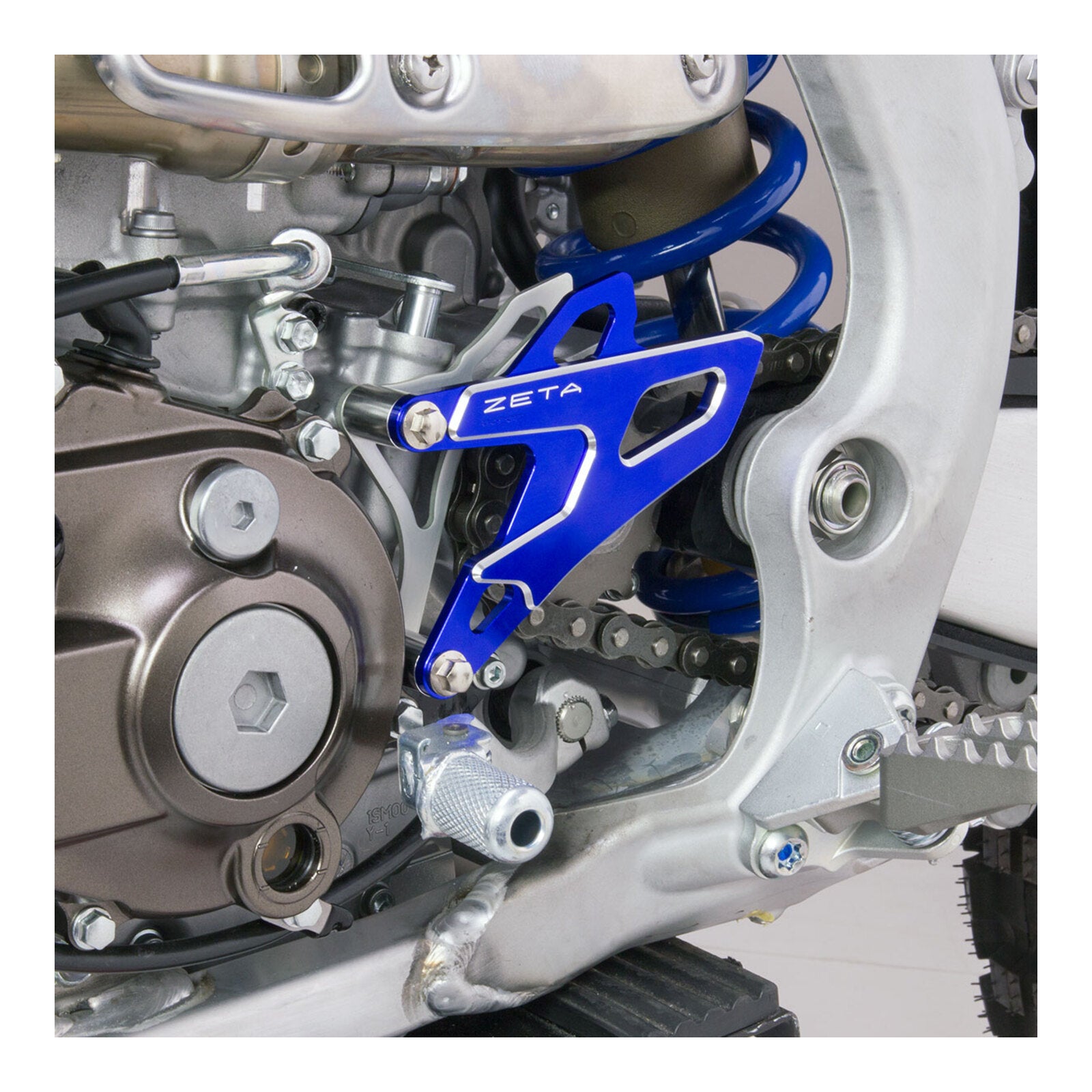 Zeta Drive Cover- Honda CRF250R '04-'09, CR250R '02-, Yamaha YZ125 '06- - Blue