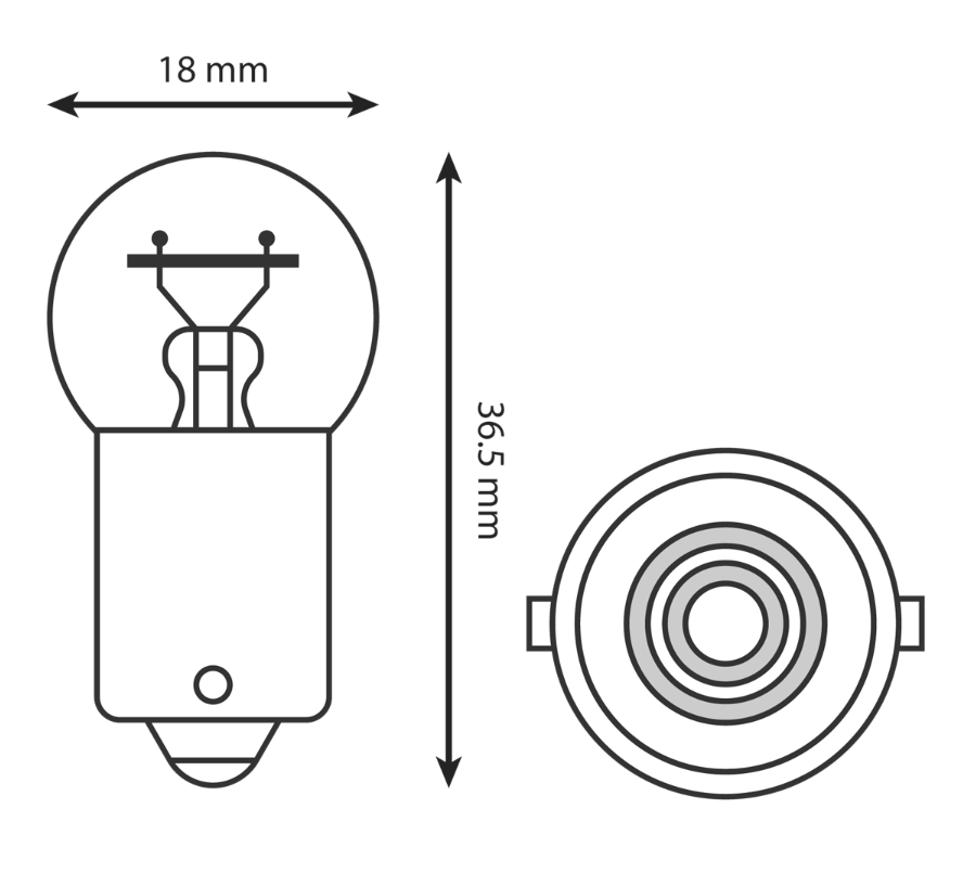 HL1610 - INDICATOR BULB 6V 10W (10/BOX) MCS