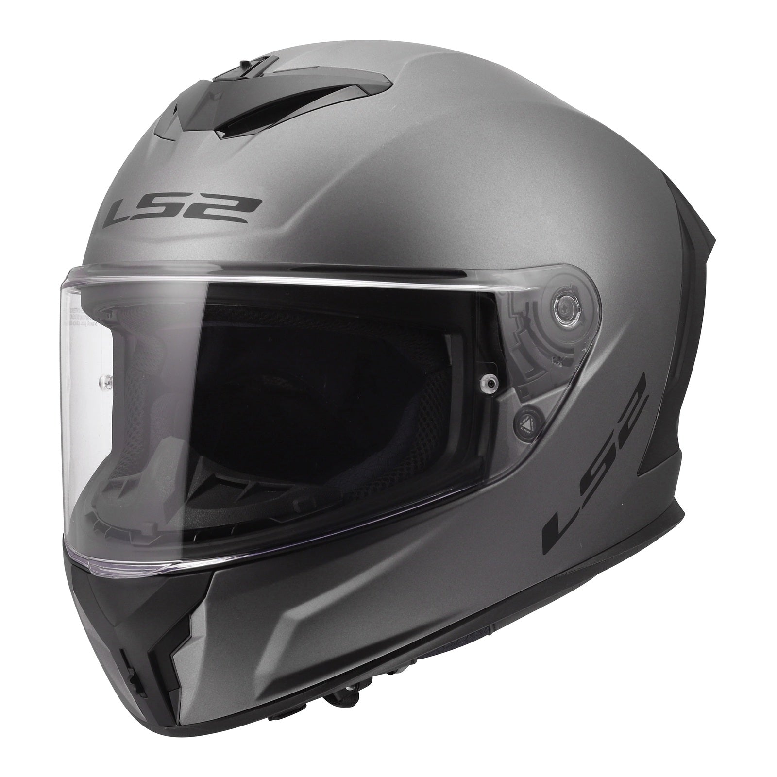 LS2 FF820 Rapid III Solid Helmet - Matte Titanium