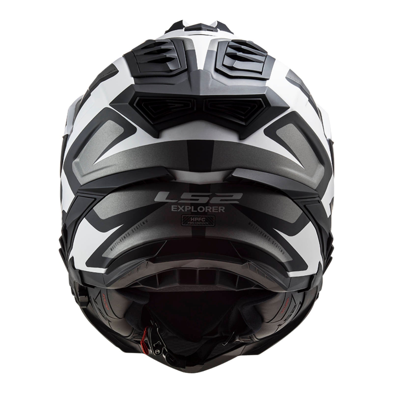 LS2 MX701 Explorer Alter Helmet - Matte Black / White
