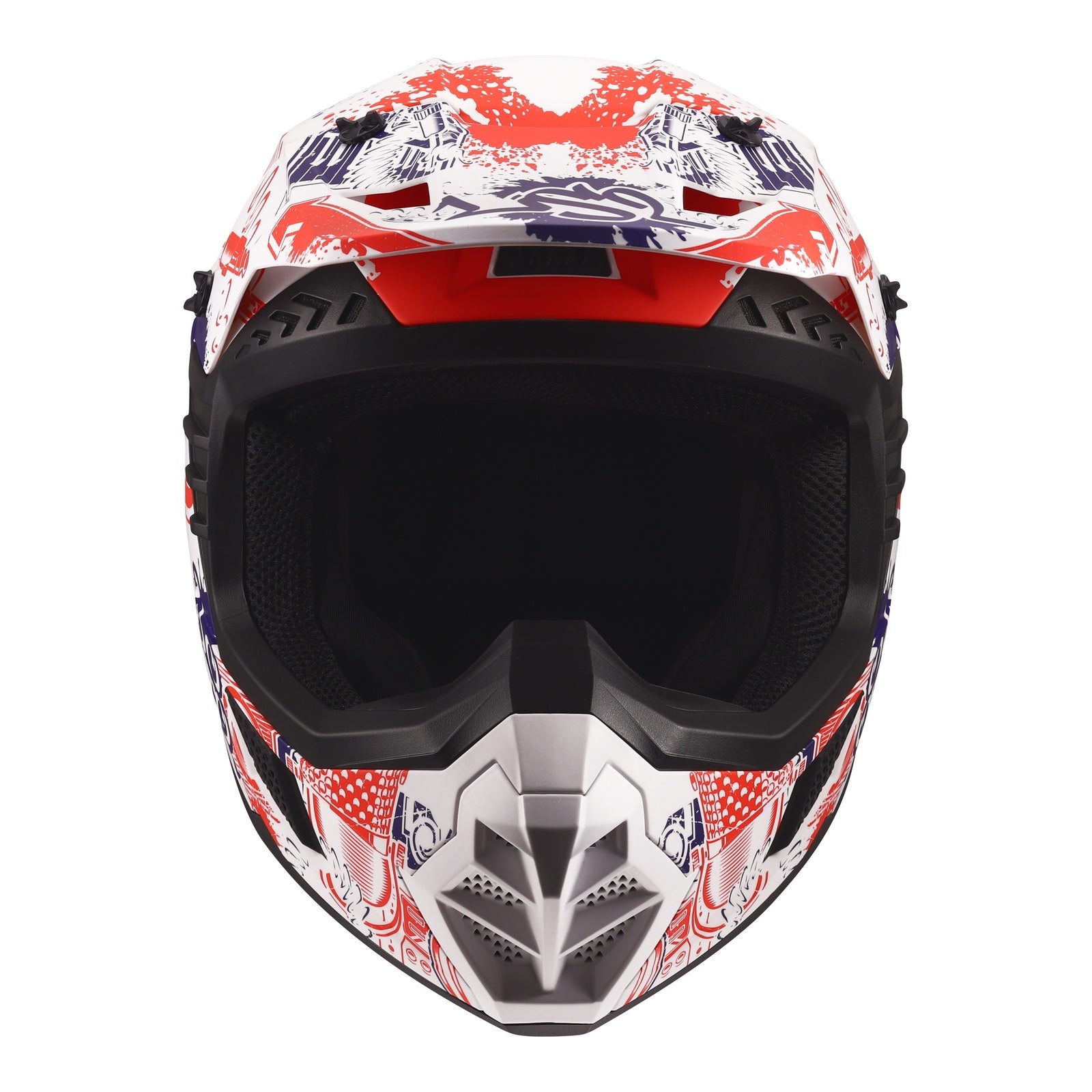 LS2 MX706J COZ Fantasy Junior Helmet - Matte White / Red / Blue