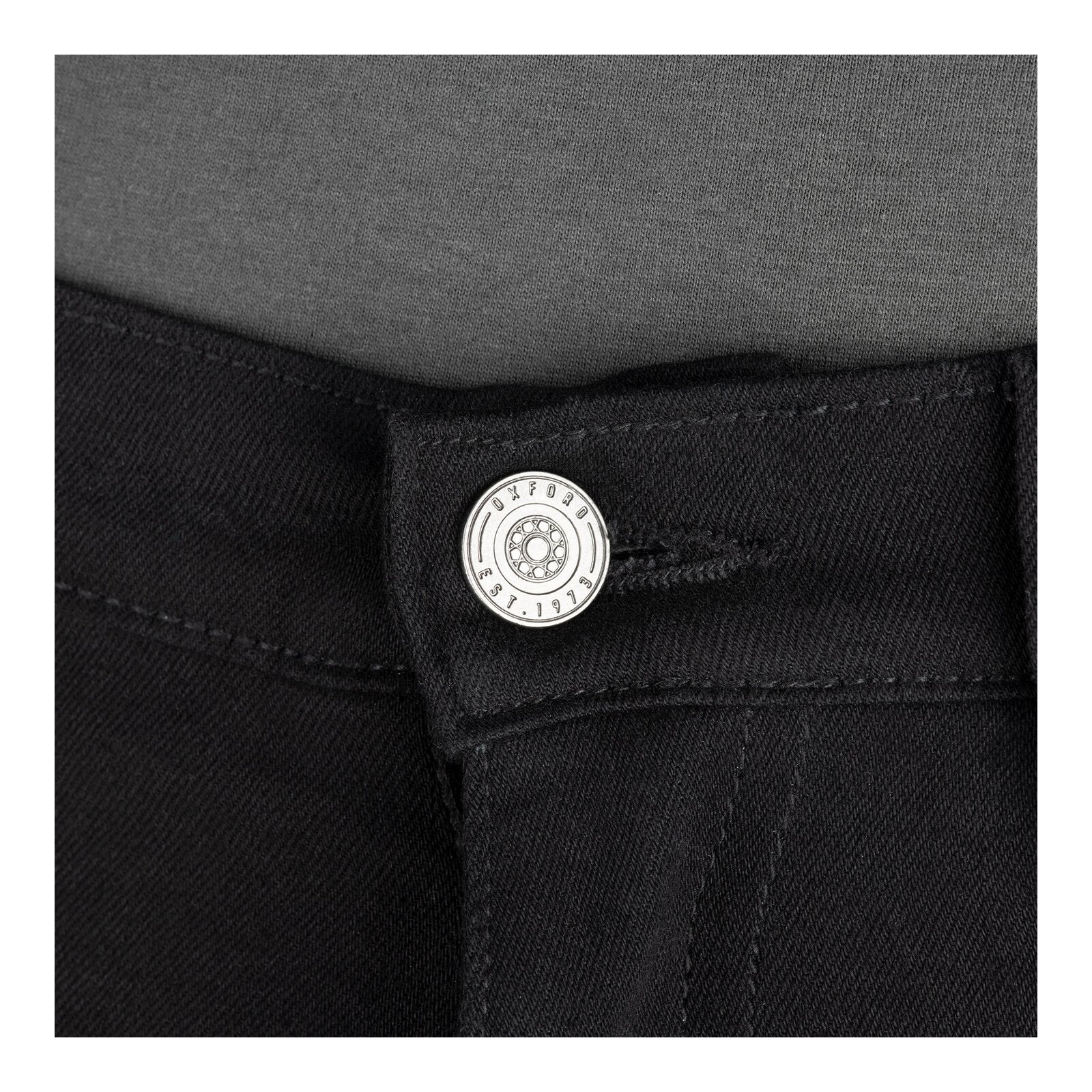 Oxford Super Stretch Men's Jeans - Black (Short)