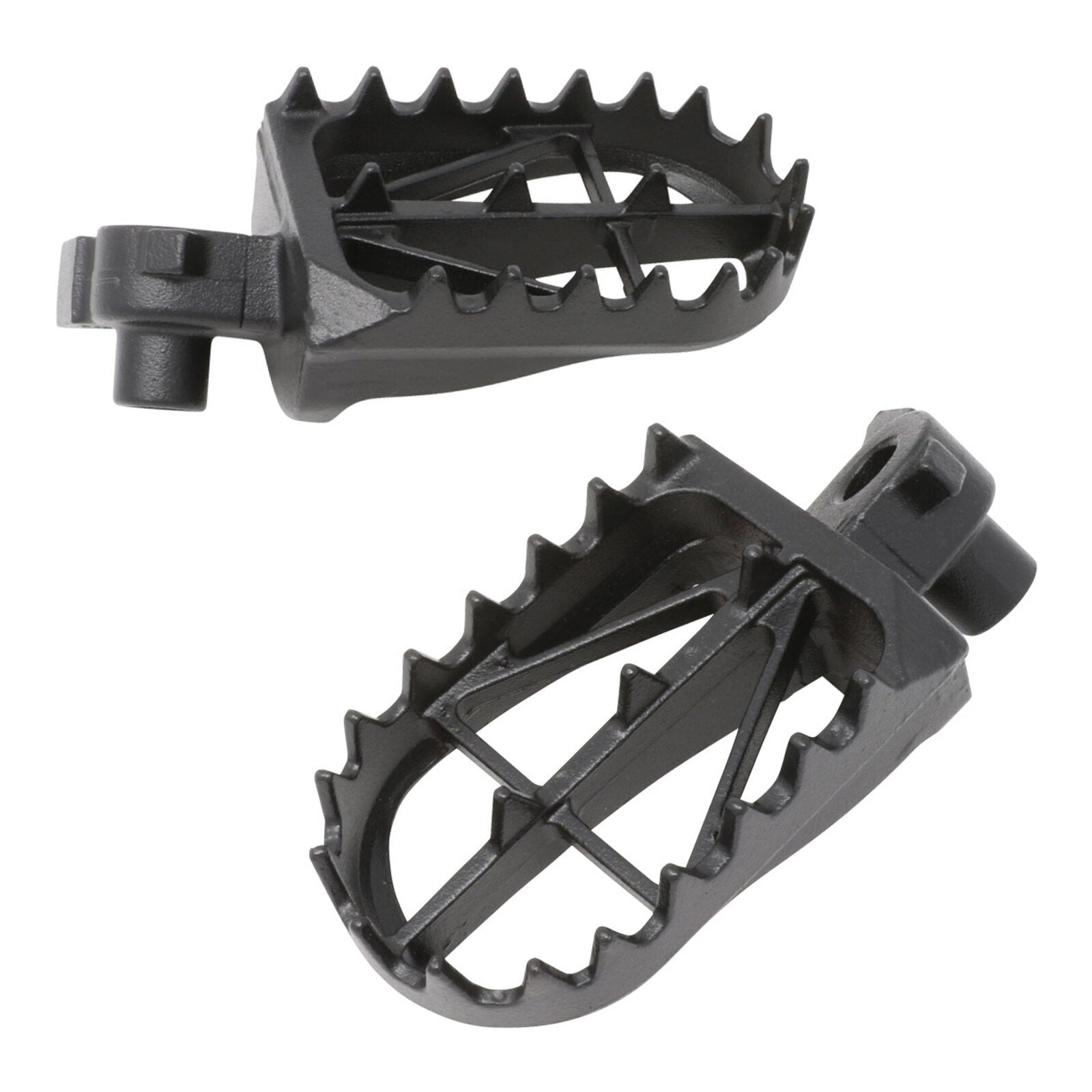 Zeta Wide Chromoly Mid Foot Pegs - Kawasaki KX65 / KX80 / KX85 / KX100
