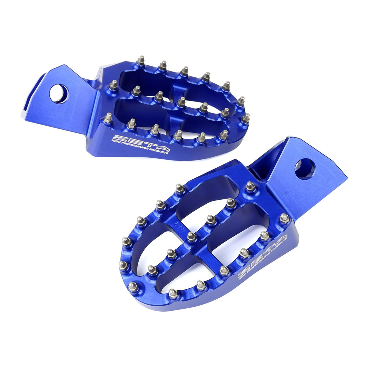 Zeta Yamaha WR250R/X ‘07-’20 Blue Aluminium Foot Pegs