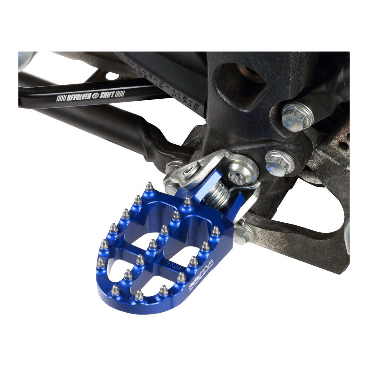 Zeta Yamaha WR250R/X ‘07-’20 Blue Aluminium Foot Pegs