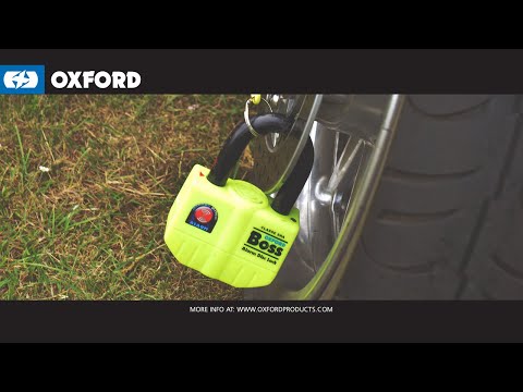 Oxford Boss 12.7mm Padlock - Black (Unpackaged)